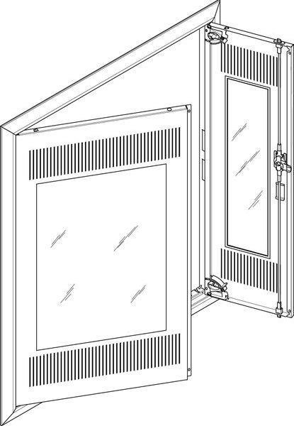 ABN Blendrahmen GBRU36TM f.UP-Feldverteiler 3x6-r.