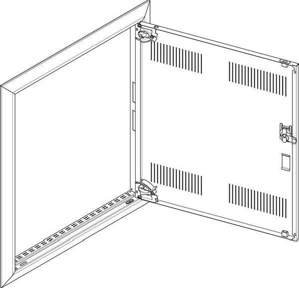 ABN Blendrahmen GBRU24TL f.UP-Feldverteiler 2x4-r.
