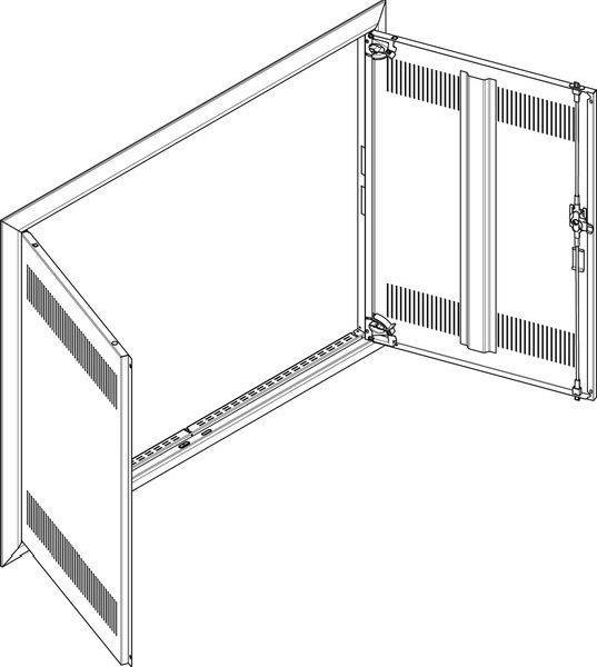 ABN Blendrahmen GBRU45TL f.UP-Feldverteiler 4x5-r.