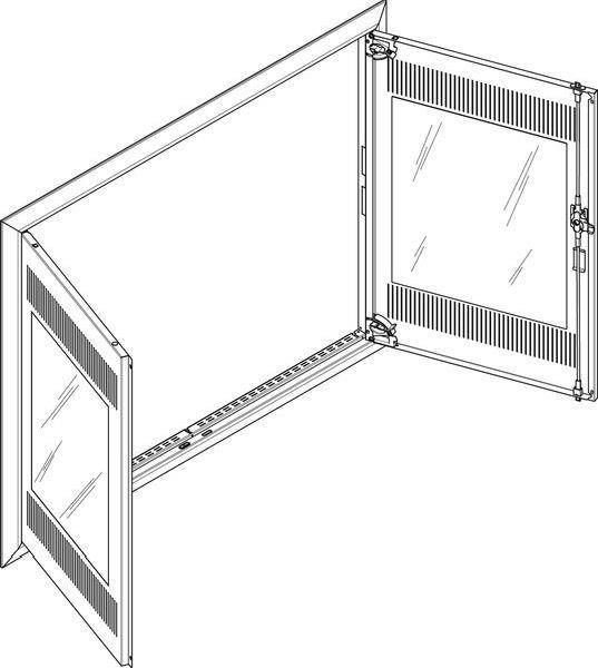 ABN Blendrahmen GBRU45TM f.UP-Feldverteiler 4x5-r.