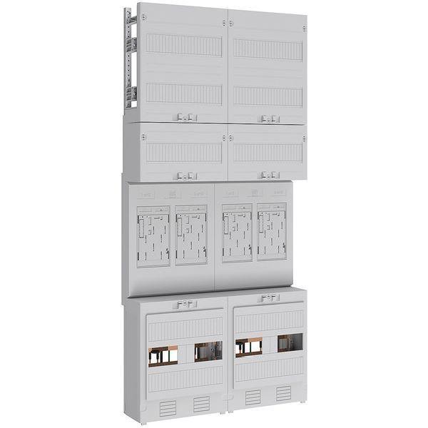 ABN Zählerfeld eHZ 4Z mit Klemmstein 5polig ABN Zählerfeld eHZ 4Z mit Klemmstein 5polig