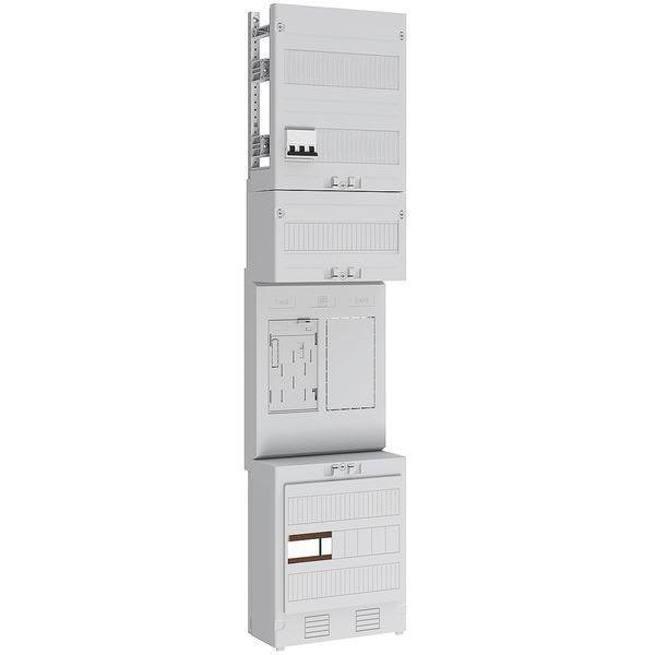 ABN Zählerfeld eHZ 1Z 44A mit HS/OKK 5polig