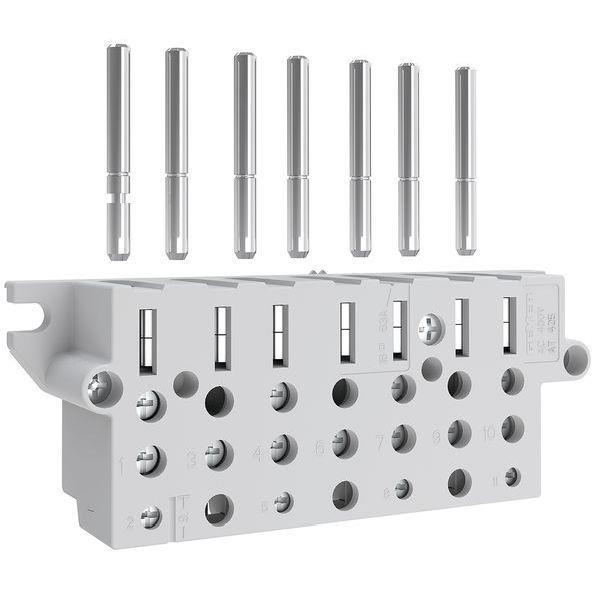 ABN Zählersteckklemme DS 63A 7-pol.VDE m.Steckerstiften ABN Zählersteckklemme DS 63A 7-pol.VDE m.Steckerstiften