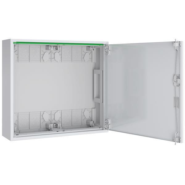 ABN Feldverteiler AP T:160mm Leer 72 TE 2x3-rg.m.Vollt.