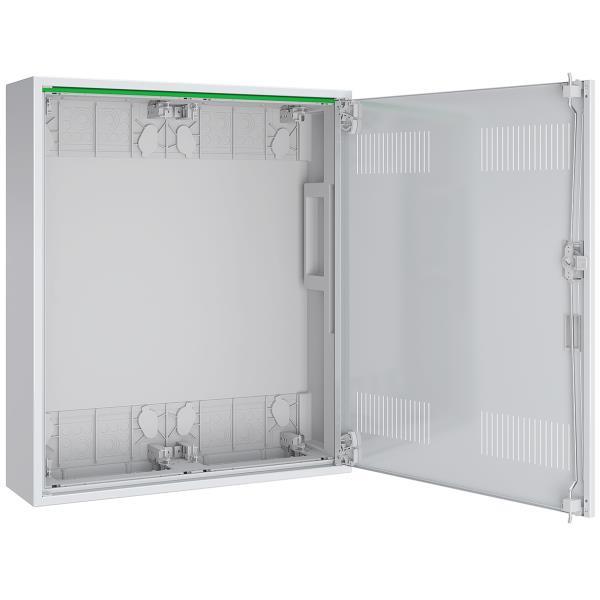 ABN Feldverteiler AP T:160mm Leer 2x4-rg.m.Lüftungst.