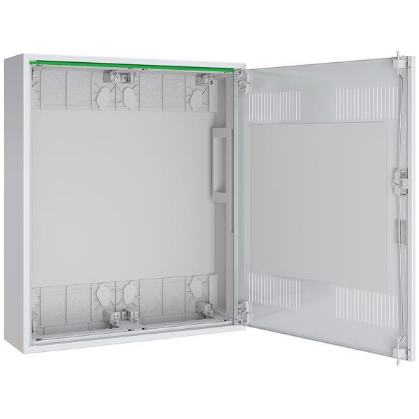 ABN Feldverteiler AP T:160mm Leer 2x4-rg.m.Mediat.