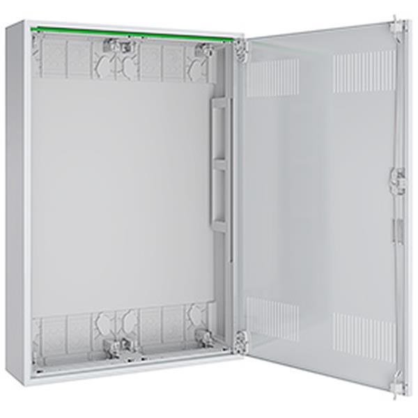 ABN Feldverteiler AP T:160mm Leer 2x5-rg.m.Lüftungst.