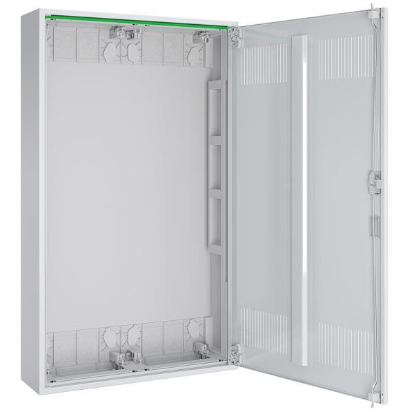 ABN Feldverteiler AP T:160mm Leer 2x6-rg.m.Lüftungst.