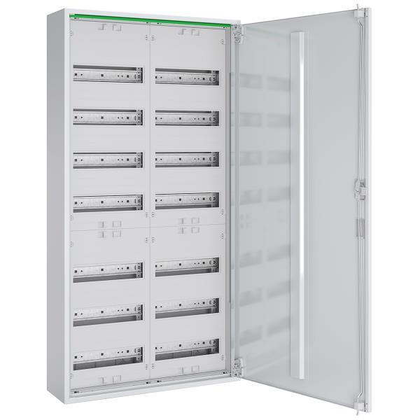 ABN Feldverteiler AP T:160mm m.Vollt.2x7-rg.KS REG