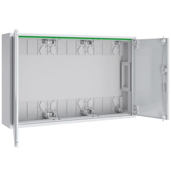 ABN Feldverteiler AP T:160mm Leer 108 TE 4x3-rg.m.Vollt.