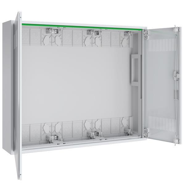 ABN Feldverteiler AP T:160mm Leer 3x4-rg.m.Lüftungst.