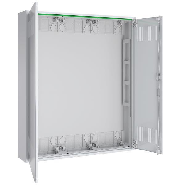 ABN Feldverteiler AP T:160mm Leer 3x6-rg.m.Lüftungst.