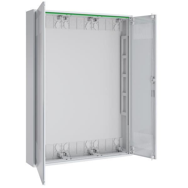 ABN Feldverteiler AP T:160mm Leer 3x7-rg.m.Lüftungst.