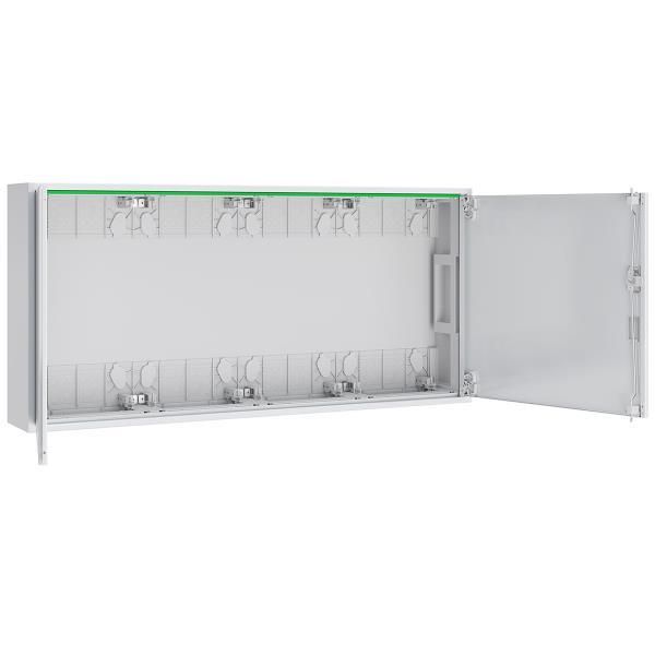 ABN Feldverteiler AP T:160mm Leer 144 TE 4x3-rg.m.Vollt.