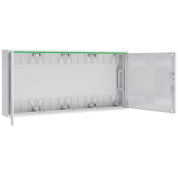 ABN Feldverteiler AP T:160mm Leer 4x3-rg.m.Lüftungst.