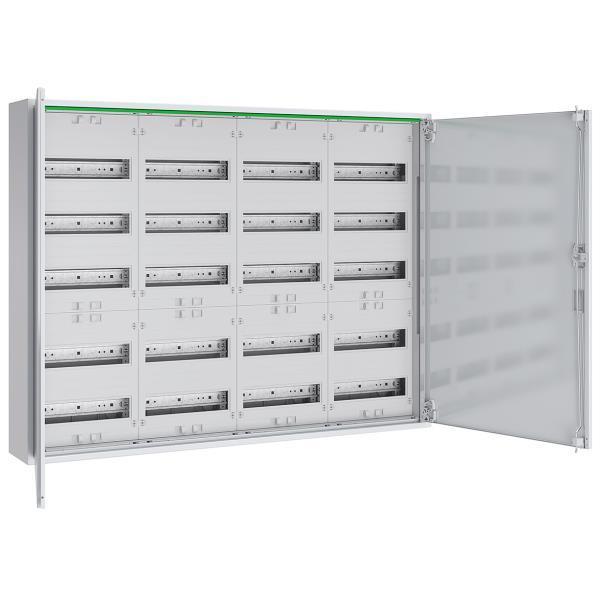 ABN Feldverteiler AP T:160mm m.Vollt.4x5-rg.KS REG