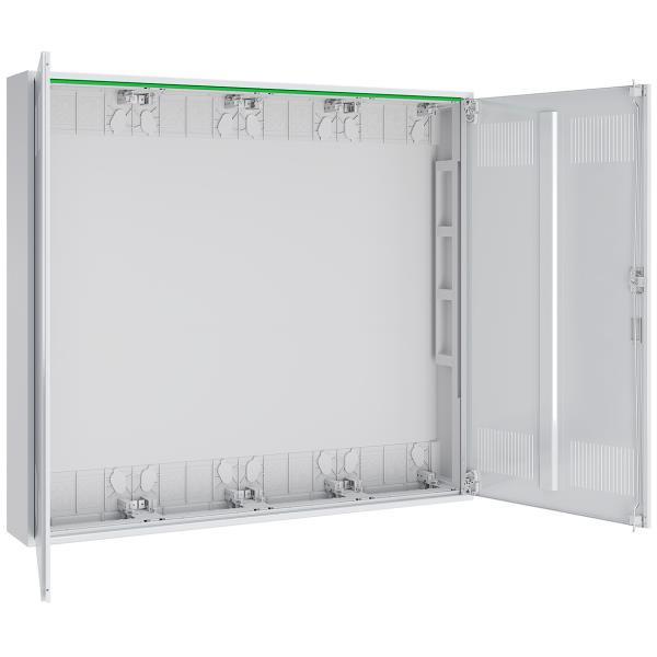 ABN Feldverteiler AP T:160mm Leer 4x6-rg.m.Lüftungst.