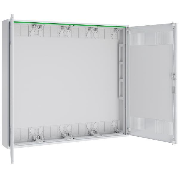 ABN Feldverteiler AP T:160mm Leer 4x6-rg.m.Mediat.