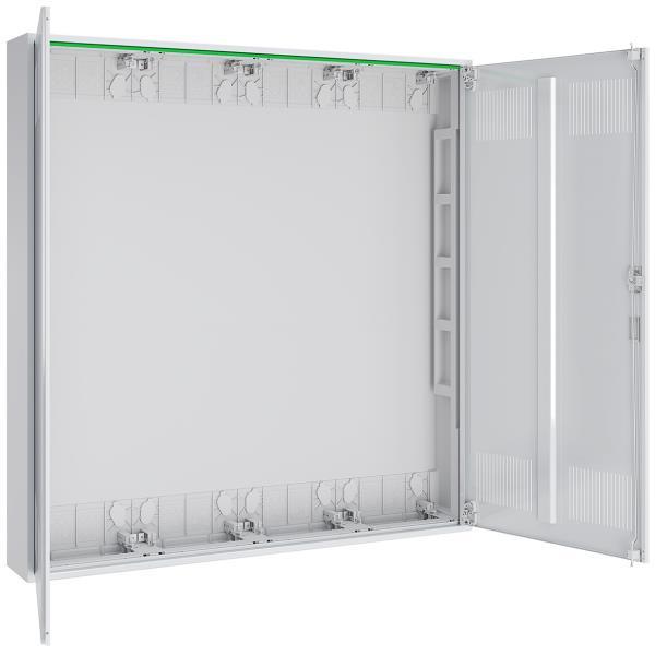 ABN Feldverteiler AP T:160mm Leer 4x7-rg.m.Lüftungst.