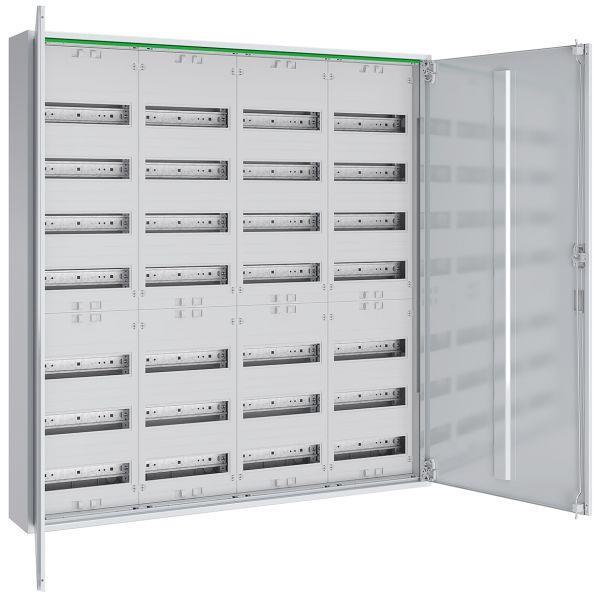 ABN Feldverteiler AP T:160mm m.Vollt.4x7-rg.KS REG