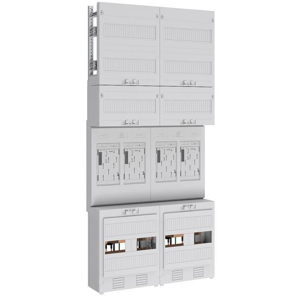 ABN Zählerfeld eHZ 4Z Klemmstein/OKK 5p 355A ABN Zählerfeld eHZ 4Z Klemmstein/OKK 5p 355A