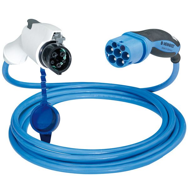 Mennekes Ladekabel Mode 3 Typ 2-Typ 1 32A 1PH 7,5m