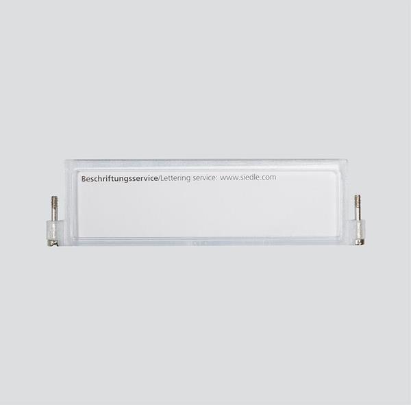 Siedle TM 511-03 W Namensschild mit Kreuzschlitzschrauben