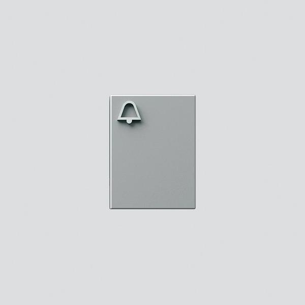 Siedle TM 612-3/BTM 650-03 SM Klingeltaste mit Glockensymbol