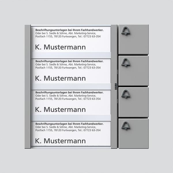 Siedle TM 612-4 TM Tasten-Modul