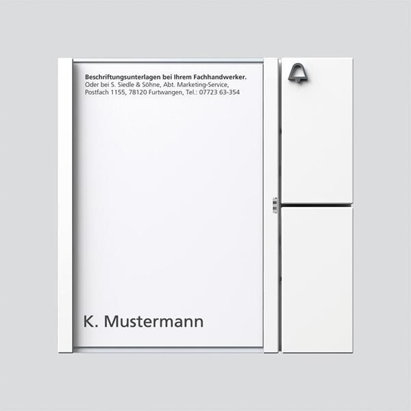 Siedle BTM 650-01 W Bus-Tasten-Modul