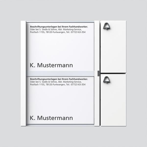 Siedle BTM 650-02 W Bus-Tasten-Modul