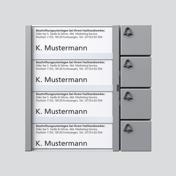 Siedle BTM 650-04 SM Bus-Tasten-Modul