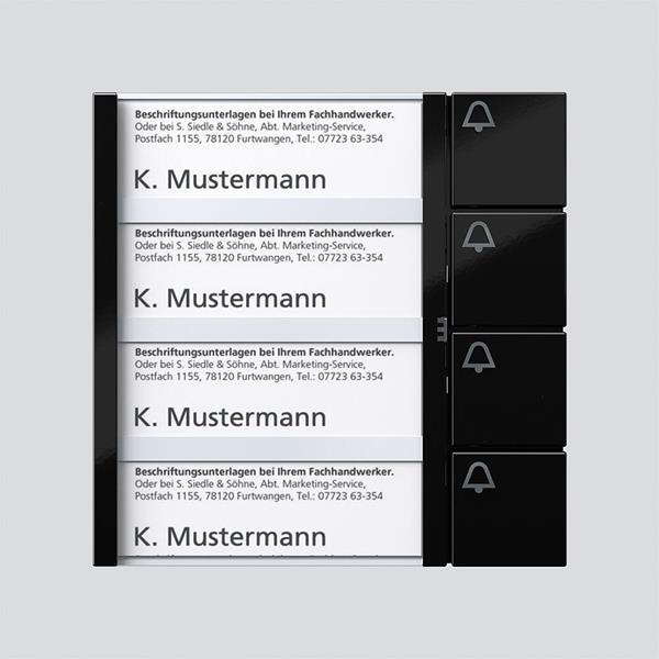 Siedle TM 612-4 SH Tasten-Modul