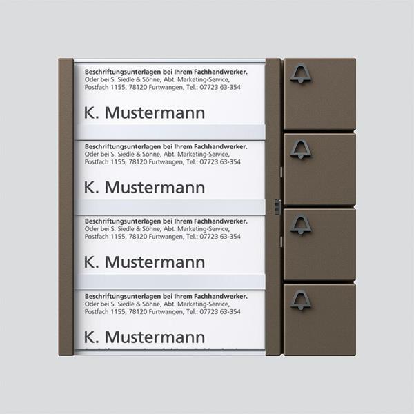 Siedle TM 612-4 BG Tasten-Modul