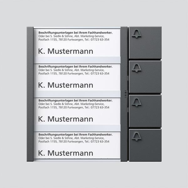 Siedle TM 612-4 DG Tasten-Modul