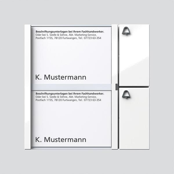 Siedle BTM 650-02 WH Bus-Tasten-Modul