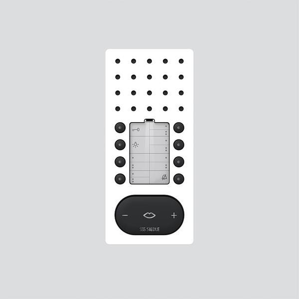 Siedle BFC 850-0 WH/S Bus-Freisprechtelefon Comfort Intercom