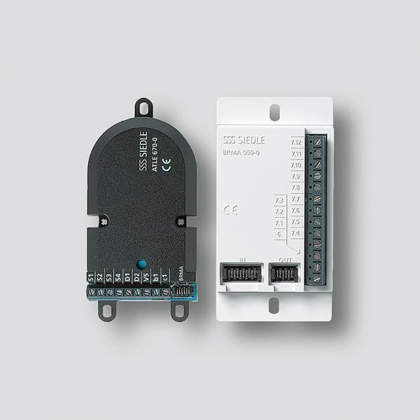 Siedle ATLE 670-0 Access-Einbautürlautsprecher mit Bus-Ruftastenmatrix
