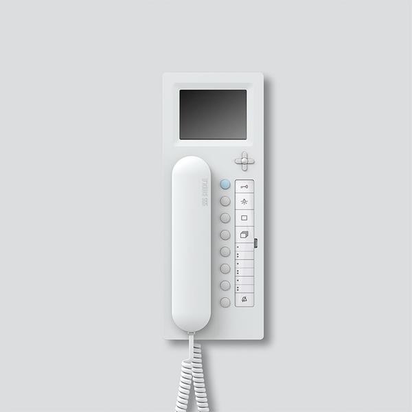 Siedle HTV 840-02 W Multi-Telefon mit Farbmonitor