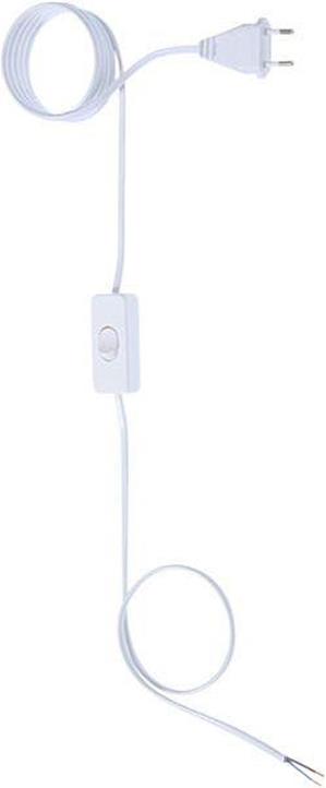 Bachmann Zuleitung 211.274 H03VVH2-F 2x0,75 1,8m weiss