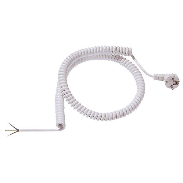 Bachmann Schutzkontaktspiralzuleitung YMHY-J 3G1,5 weiss