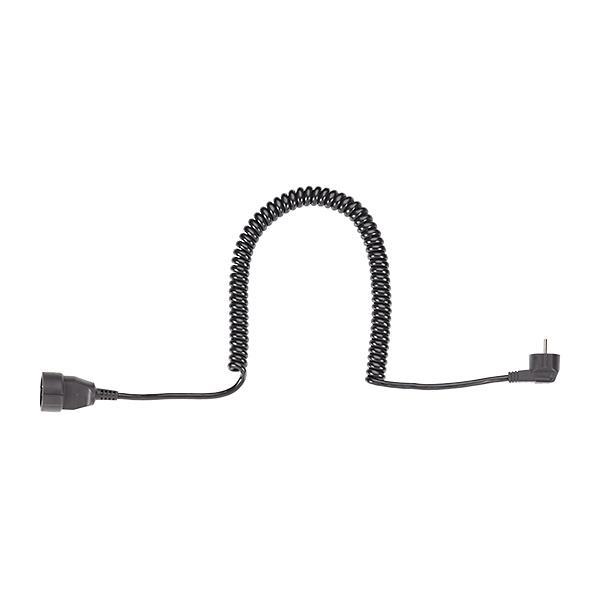 Bachmann Schutzkontaktverlängerung YMHY-J 3G1,5 2m schwarz