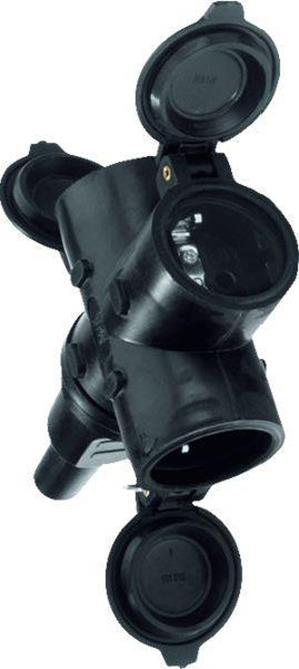 Bachmann Vollgummikupplung 913.170 3-Wege