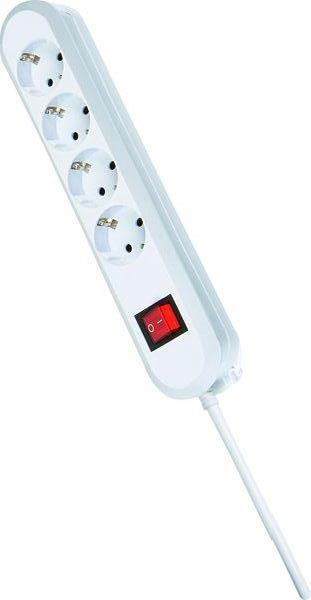 Bachmann Tischsteckdose 381.230K 4fach weiss