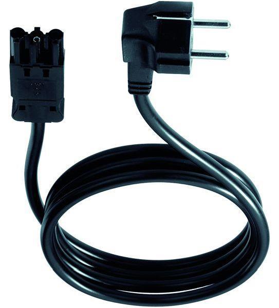 Bachmann Zuleitung 375.007 H05VV-F 3G1,5 5m schwarz