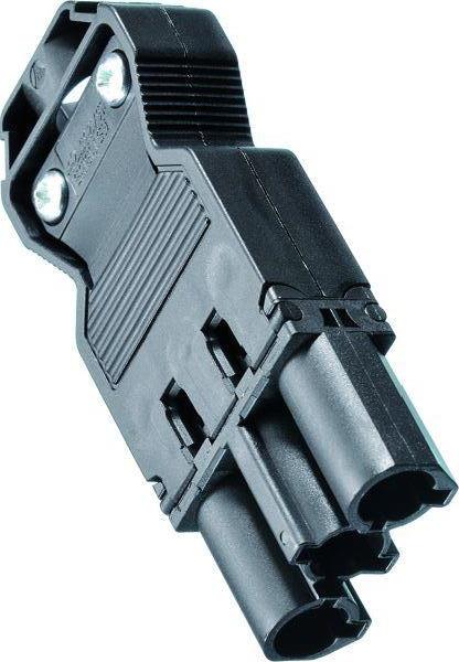 Bachmann Gerätestecker 375.504 schwarz GST18/3