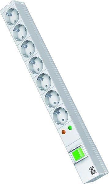 Bachmann Steckdosenleiste 333.405 19Zoll 1HE 7fach UESS m. Schalt