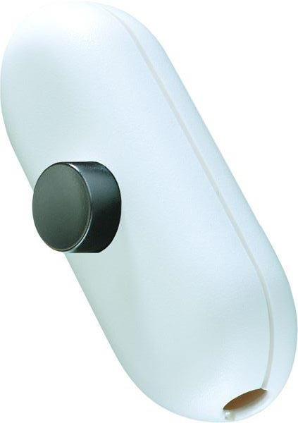 Bachmann Schnur-Zwischenschalter 924.023 1polig weiss/schwarz