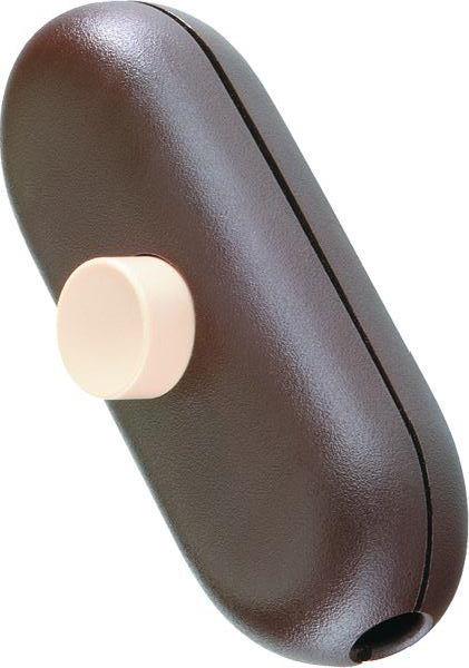 Bachmann Schnur-Zwischenschalter 924.026 1polig braun/braun