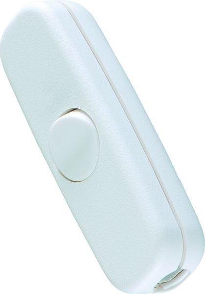 Bachmann Schnurzwischenschalter 924.044 1polig weiss/weiss